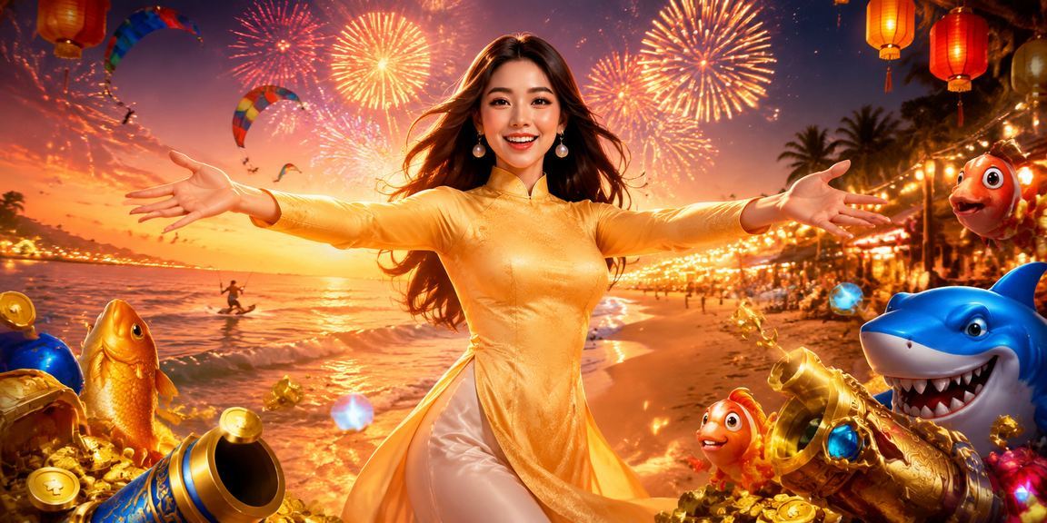 Người mặc áo dài truyền thống tại Mũi Né tham gia bắn cá – giải trí đa dạng trên 2650